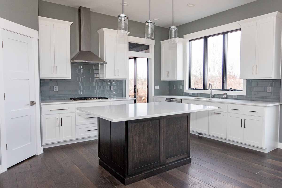 custom built kitchen in Green Bay, WI by LeMense Quality Homes, Inc.